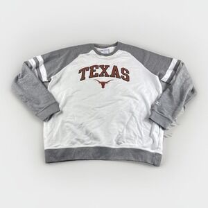 Texas Longhorns Champion Sweater Mens XL Pullover Embroidered Sweatshirt Raglan